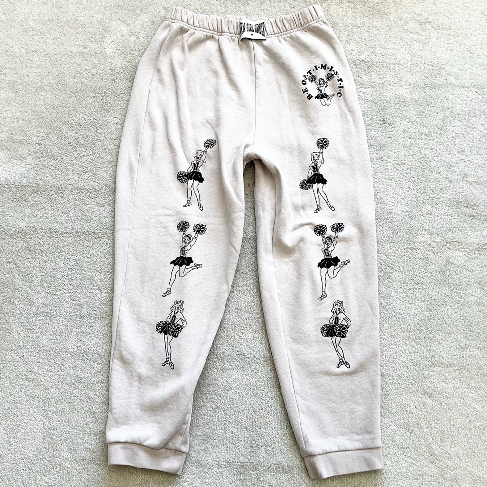 NEW GIRL ORDER CHEER JOGGERS SIZE 12 NOVELTY CHEERLEADER COMFY SWEATPANTS - Picture 11 of 11